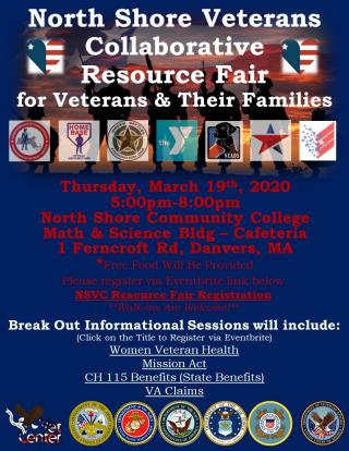 North Shore Veterans Collaborative Resource Fair Flyer