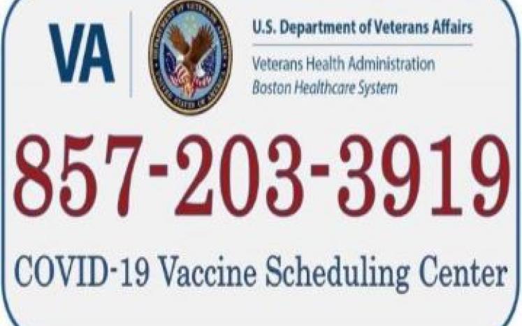 Covid-19 Vaccine - VA Boston’s Brockton, Jamaica Plain or Brockton Campuses. 