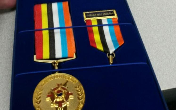 Korean Ambassador for Peace Medal - Presented to Mr. George O'Shea on September 23, 2020